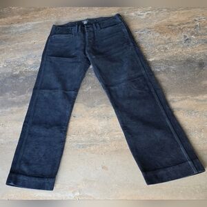 Ralph Lauren Black Corduroy  RRL Double RL RRL  Suspender Pant